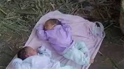 العثور على طفلين حديثي الولادة في زفتى بالغربية