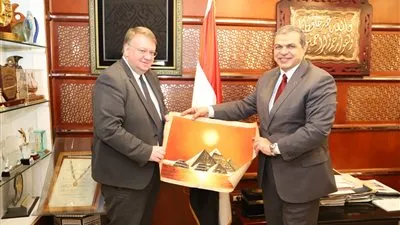 وزير القوى العاملة يلتقي مدير 