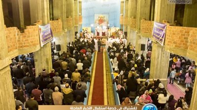 أول قداس في كنيسة النزهة 2 الجديدة (صور)