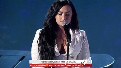 ديمي لوفاتو تبكي خلال أداءها في حفل Grammys 2020 