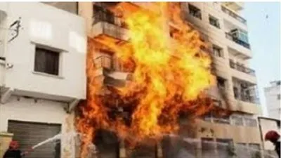 الاستعلام عن الحالة الصحية لعامل وزوجته في حريق شقة المقطم 