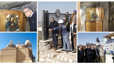 وزير السياحة والآثار يوجه بتطوير مغارة دير جبل الطير 