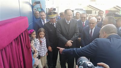 افتتاح وحدة تراخيص مرور السيارات الملاكي الجديدة بالقناة