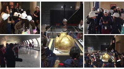 80 طالبًا يتعرفون على قصة الحضارة في متحف الفسطاط 