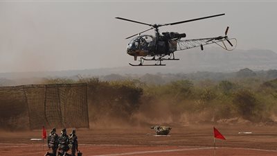 تحطم مروحية تابعة للجيش الهندي في كشمير