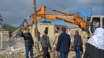 إزالة 50 حالة تعدي على بحيرة مريوط تنفيذًًا لتعليمات السيسي (صور)