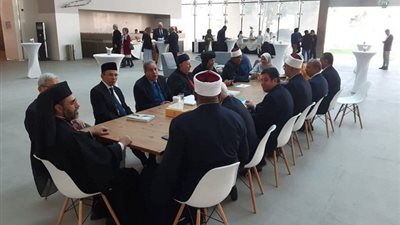 الأنبا دانيال يشهد الاحتفال بمرور عام على وثيقة الأخوة الإنسانية 