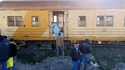 عاجل .. خروج عجلات قطار 