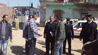 إزالة 8 حالات تعد على أراضي أملاك الدولة في الأقصر