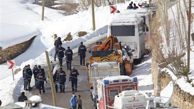 ارتفاع عدد القتلى من الانهيارات الثلجية في تركيا إلى 41