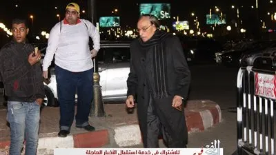 عزت العلايلي أول حضور عزاء نادية لطفي