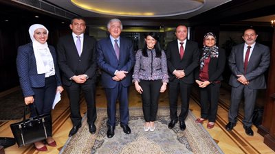 وزيرة التعاون الدولى تلتقي وفد المؤسسة الدولية الاسلامية لتمويل التجارة