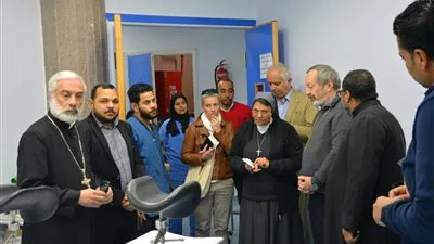 تفاصيل لقاء مطران سوهاج مع وفد هيئة الأعمال الشرقية بفرنسا