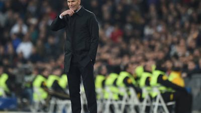 رقم سلبي لزيدان مع ريال مدريد