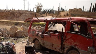 صاروخ يقتل 3 عائلات بضربة واحدة في إدلب السورية   