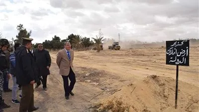 استرداد 156 فدانًا بالصحراوي الغربي بمركز سمالوط (صور) 