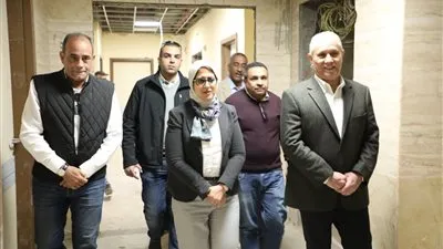 وزيرة الصحة تشيد بمعدلات تنفيذ الأعمال بمستشفى ووحدة صحة البياضية