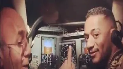 الطيار الموقوف عن نشر محمد رمضان فيديو له: 