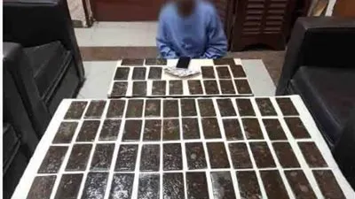 ضبط سائق لحيازته 65 طربة حشيش بمحطة القطار 