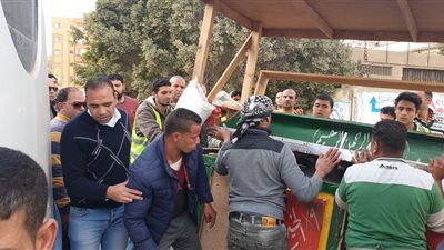  جهاز 6 أكتوبر يشن حملتين لإزالة الإشغالات وضبط المخالفات بالمدينة