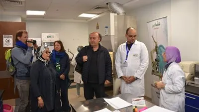 وفد طبي إيطالي يزور مستشفى أورام الأقصر (صور)