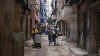 محافظة الإسكندرية تبدأ تطوير منطقة العصافرة قبلي (صور)