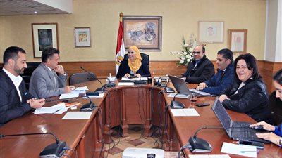 وزيرة التضامن تبحث مع وفد 