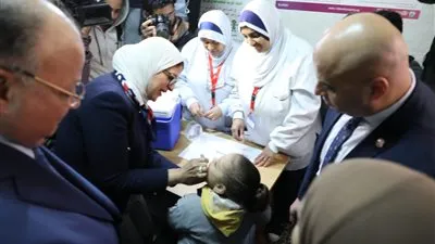 إطلاق الحملة القومية ضد شلل الأطفال لتطعيم 16.5 مليون طفل (صور)