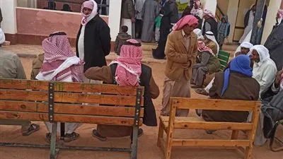 الكشف على 667 مواطنا بجنوب سيناء ضمن قافلة 