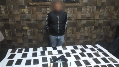 ضبط عاطل بحوزته 50 كيلو حشيش في الهرم