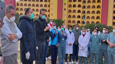 أحد الأطباء المعالجين بالحجر الصحي: كنا في مهمة قومية 