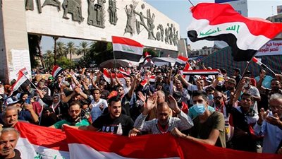 الأمم المتحدة تدين استخدام بنادق الصيد ضد المتظاهرين العراقيين