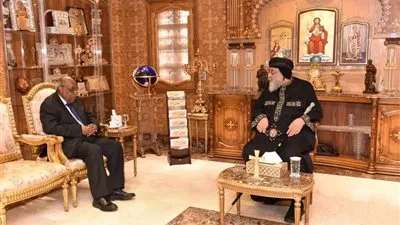 البابا تواضروس يستقبل سفير إثيوبيا الجديد بالقاهرة