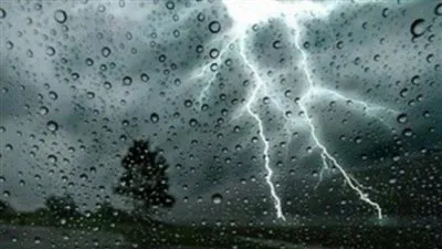 أمطار غزيرة ورعدية