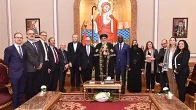 البابا تواضروس يستقبل السفير الإيطالي بمصر 