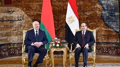 توقيع 4 مذكرات تفاهم.. تفاصيل المباحثات الثنائية بين السيسي ونظيره البيلاروسى