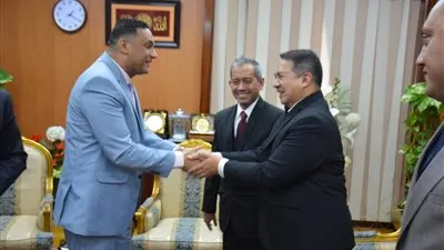 محافظ الدقهلية يستقبل المستشار الثقافي لسفارة إندونيسيا بالقاهرة