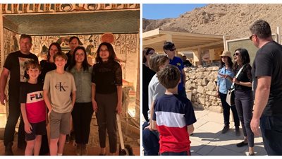 وصول أول طائرة من شرم للأقصر.. وهدية خاصة للسائحين