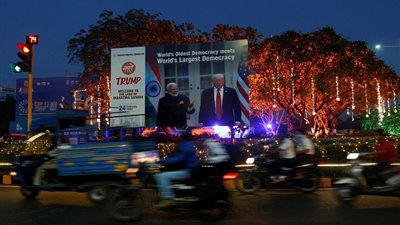 الهند تستعد لحفل استقبال الرئيس الأمريكي