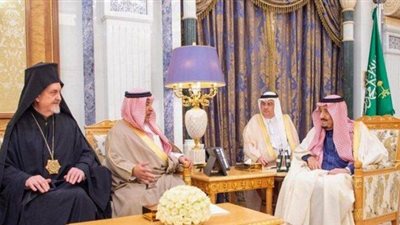 تفاصيل لقاء مطران فرنسا للروم الأرثوذكس مع ملك السعودية بالرياض
