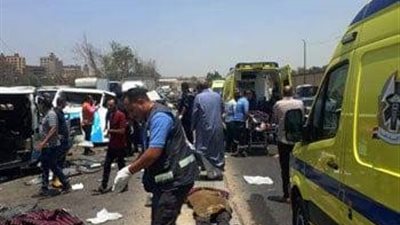 إصابة 15 إثر حادث تصادم بالدقهلية