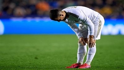 عاجل.. مدة غياب هازارد تصدم ريال مدريد