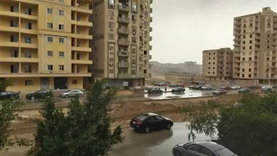 بالصور.. سيول في مناطق متفرقة بالقاهرة 