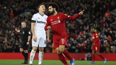 محمد صلاح يحصل علي أعلي تقييم في مباراة ليفربول ضد وست هام