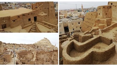 إنهاء 90%‎‎ من أعمال ترميم قرية شالي الأثرية بسيوة