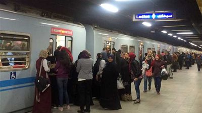 المترو: عودة حركة القطارات بالخط الأول إلى طبيعتها 