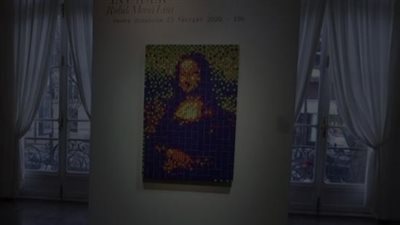 لوحة لموناليزا بمكعبات الروبيك تباع بأكثر من السعر المتوقع