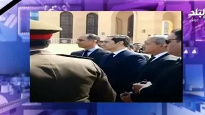 شاهد.. أول ظهور لنجلي 'مبارك' منذ وفاته قبل الجنازة العسكرية