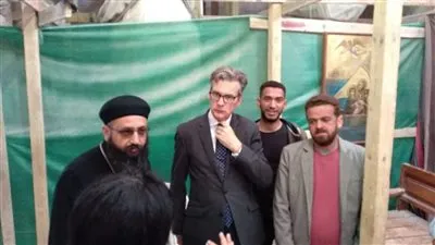 تفاصيل زيارة سفير بريطانيا لدير جبل الطير بالمنيا (صور) 