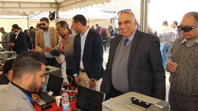 فتح باب التصويت لانتخابات التجديد النصفي للمهندسين (صور)